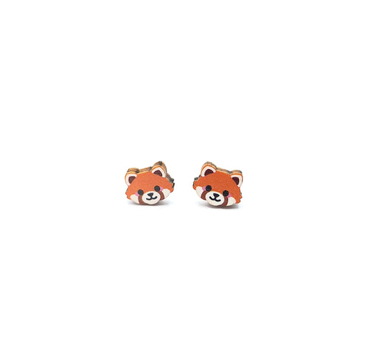 Red Panda Earrings