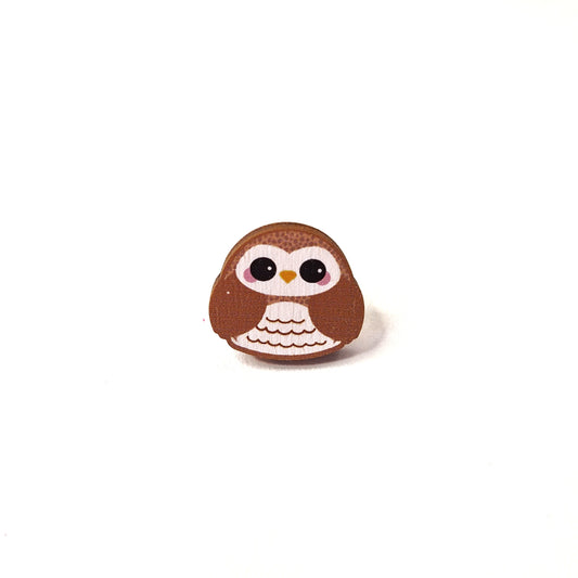 Owl Pin Brooch