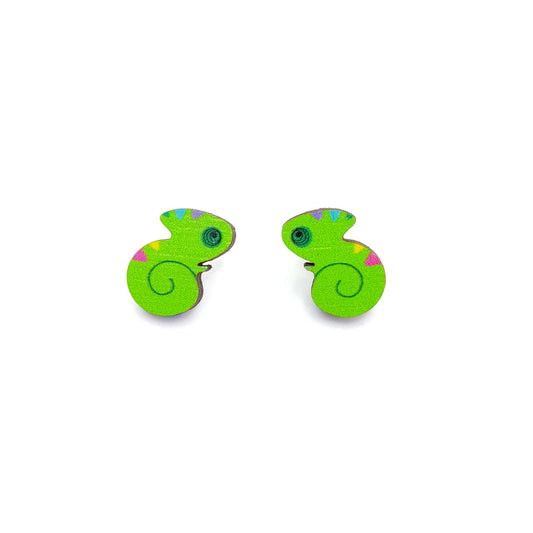 Chameleon Stud Earrings