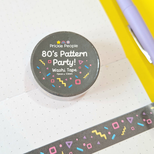 80s Party Washi Tape