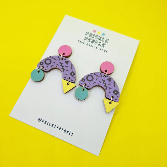 90s Style Snazzy Statement Earrings